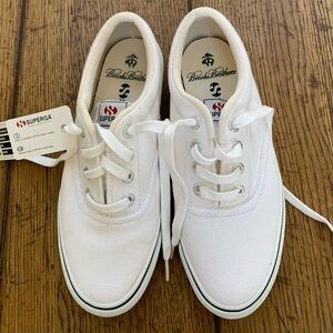 Superga Vintage New Never Worn White Canvas 2149 Cotu Brooks Brothers Sneakers